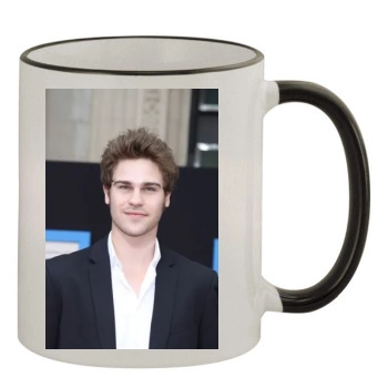 Grey Damon 11oz Colored Rim & Handle Mug