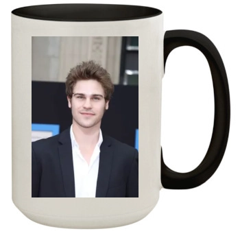 Grey Damon 15oz Colored Inner & Handle Mug