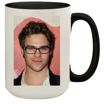 Grey Damon 15oz Colored Inner & Handle Mug