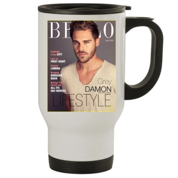 Grey Damon Stainless Steel Travel Mug