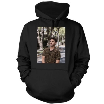 Grey Damon Mens Pullover Hoodie Sweatshirt