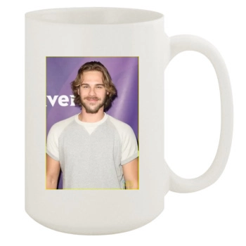 Grey Damon 15oz White Mug