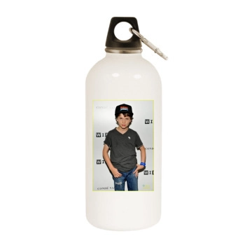 Gabriel Bateman White Water Bottle With Carabiner