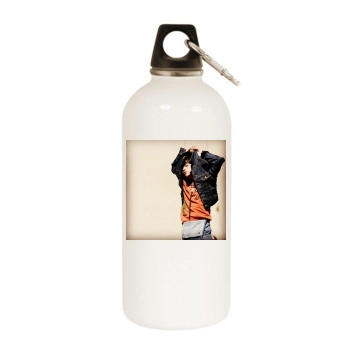 Gabriel Bateman White Water Bottle With Carabiner