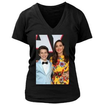 Gabriel Bateman Women's Deep V-Neck TShirt