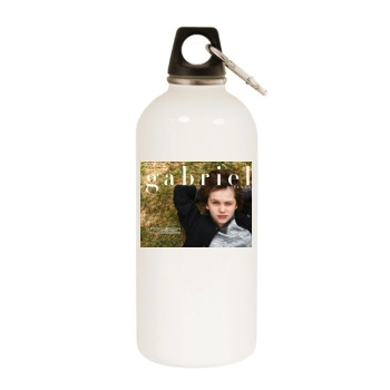 Gabriel Bateman White Water Bottle With Carabiner