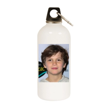 Gabriel Bateman White Water Bottle With Carabiner