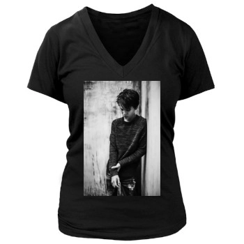 Gabriel Bateman Women's Deep V-Neck TShirt