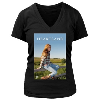 Heartland (2007) Women's Deep V-Neck TShirt