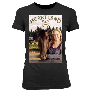 Heartland (2007) Women's Junior Cut Crewneck T-Shirt