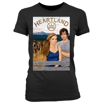 Heartland (2007) Women's Junior Cut Crewneck T-Shirt