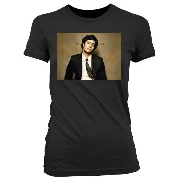 Adam Brody Women's Junior Cut Crewneck T-Shirt