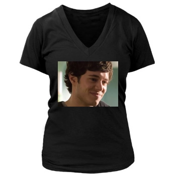 Adam Brody Women's Deep V-Neck TShirt