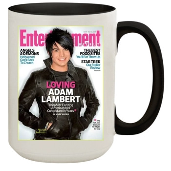 Adam Lambert 15oz Colored Inner & Handle Mug