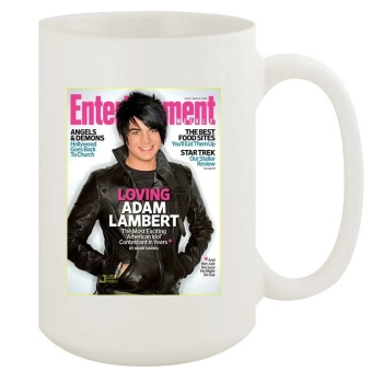 Adam Lambert 15oz White Mug