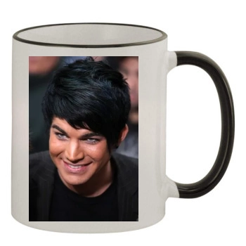 Adam Lambert 11oz Colored Rim & Handle Mug