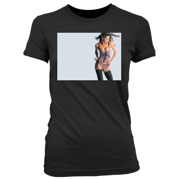 Adriana Lima Women's Junior Cut Crewneck T-Shirt