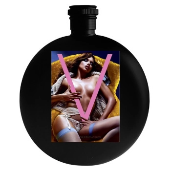 Adriana Lima Round Flask