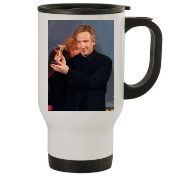 Alan Rickman Stainless Steel Travel Mug