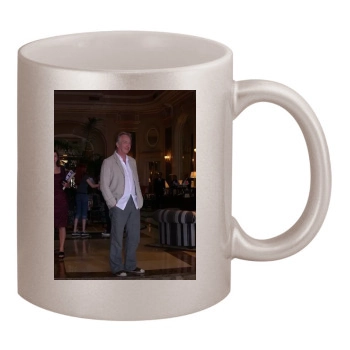 Alan Rickman 11oz Metallic Silver Mug