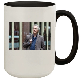 Alan Rickman 15oz Colored Inner & Handle Mug