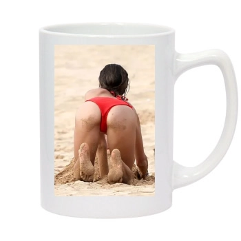 Alessandra Ambrosio 14oz White Statesman Mug