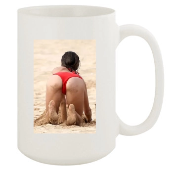 Alessandra Ambrosio 15oz White Mug