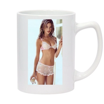 Alessandra Ambrosio 14oz White Statesman Mug