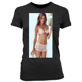 Alessandra Ambrosio Women's Junior Cut Crewneck T-Shirt