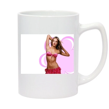 Alessandra Ambrosio 14oz White Statesman Mug