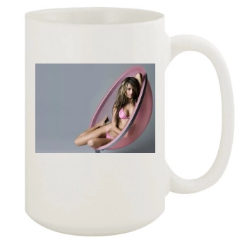 Alessandra Ambrosio 15oz White Mug