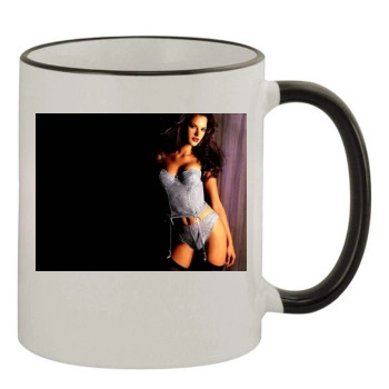 Alessandra Ambrosio 11oz Colored Rim & Handle Mug