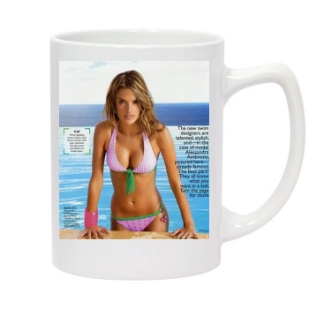 Alessandra Ambrosio 14oz White Statesman Mug