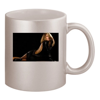 Alessandra Ambrosio 11oz Metallic Silver Mug