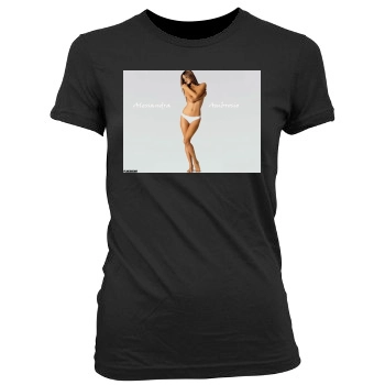 Alessandra Ambrosio Women's Junior Cut Crewneck T-Shirt