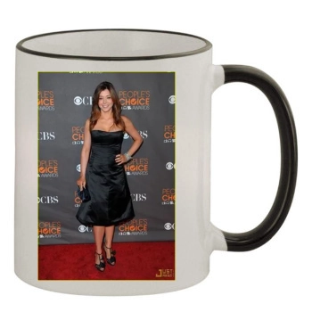 Alyson Hannigan 11oz Colored Rim & Handle Mug