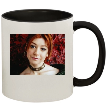 Alyson Hannigan 11oz Colored Inner & Handle Mug