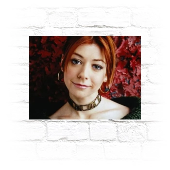 Alyson Hannigan Metal Wall Art