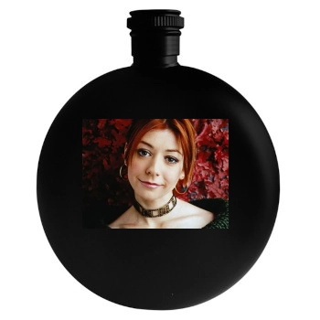 Alyson Hannigan Round Flask