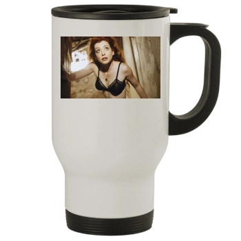 Alyson Hannigan Stainless Steel Travel Mug