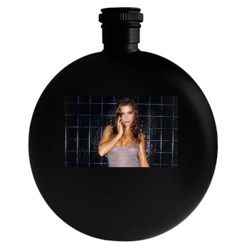 Alyssa Milano Round Flask