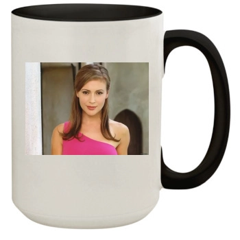 Alyssa Milano 15oz Colored Inner & Handle Mug