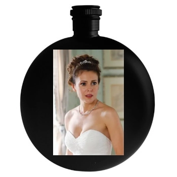 Alyssa Milano Round Flask