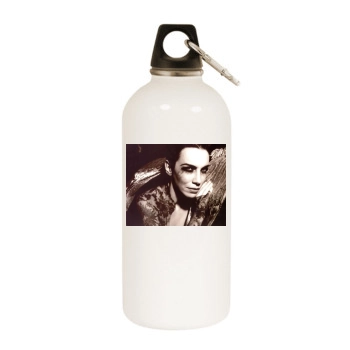 Annie Lennox White Water Bottle With Carabiner