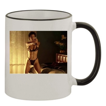 Halle Berry 11oz Colored Rim & Handle Mug