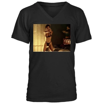 Halle Berry Men's V-Neck T-Shirt