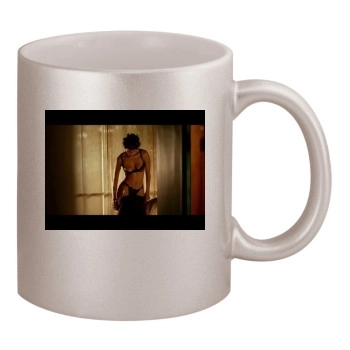 Halle Berry 11oz Metallic Silver Mug