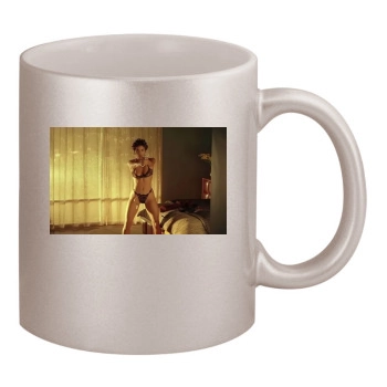 Halle Berry 11oz Metallic Silver Mug