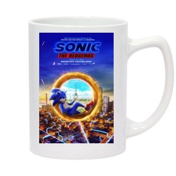 Sonic the Hedgehog (2020) 14oz White Statesman Mug