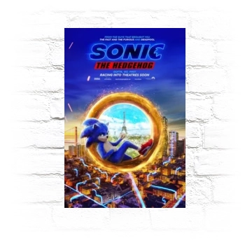 Sonic the Hedgehog (2020) Metal Wall Art